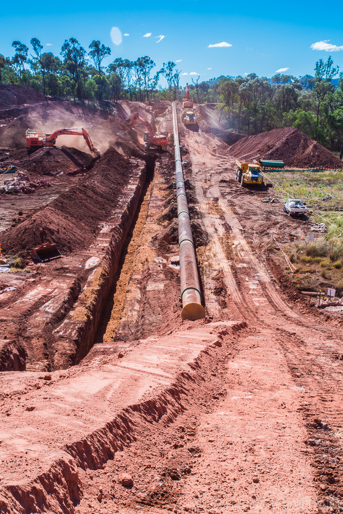 Our Work in the Water Industry Pipeline Plant Hire